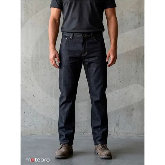 Calça Jeans Preta Tamanho 38 Meteoro
