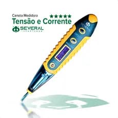 Caneta Detectora Digital De Tensão Lcd Display 12v A 250v Alerta Corrente Elétrica Several Importados
