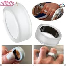 Capa De Silicone ATINTO Para Protetor De Anel Oura , Organizador De Joias , Ring Gen 3