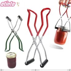 Levantador De Frasco De Conservas ATINTO , Pinça Levantadora De Lata De Resistência Ao Calor De Aço Inoxidável , Clipe D