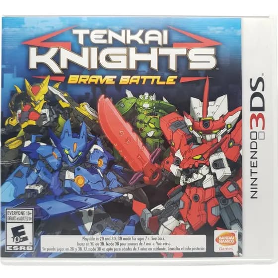 Tenkai Knights Brave Battle 3DS Original Fisica Nintendo CIB