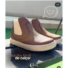 Botinha Jeca Infantil Masculina Menino Ziper