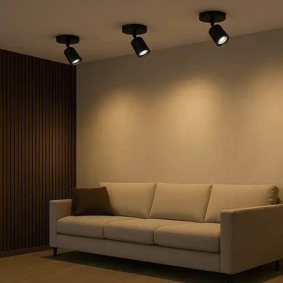 Spot Sobrepor Direcionavel + Lampada Led Dicroica Mr16