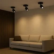 Spot Sobrepor Direcionavel + Lampada Led Dicroica Mr16