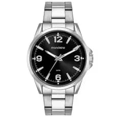 Relógio Mondaine Masculino Analógico Prateado  99807G0MVNE3