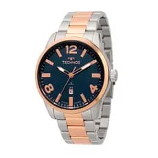 Relógio Technos Masculino Analógico Prateado/rose 2115UBE1A