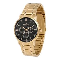Relógio Technos Masculino Analógico Dourado 6P29AME1P