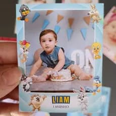 Foto Imã de Geladeira - Lembrancinha- Batizado- Formatura-Personalizado-Tamanho 7x9cm-