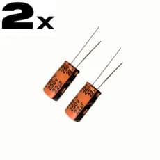 Kit 02 Capacitor Corneta Bipolar 22uf X 250v / 22x250