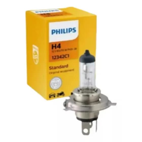 Lâmpada Philips H4 Original Farol Alto E Baixo Promoção
