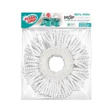 Refil Para Mop Giratório Esfregão Flash Limp Microfibra Rodo Centrífuga Multiuso Limpeza