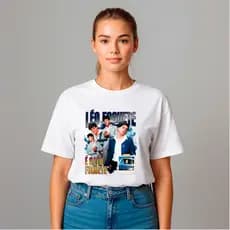 Camiseta Estampada Léo Foguete cantor de sertanejo Tshirt Unissex Feminina 100% Algodão Premium