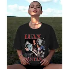 Camiseta Luan Santana P Sair Unissex Cantor Famoso Estampa Bootleg Em DTF