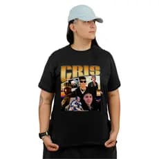 Camiseta Cris Mj P Sair Unissex Streetwear Casual 100% Algodão Estampa Em DTF Masculina Feminina