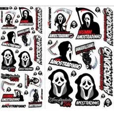 100 - 50 Adesivos - HUM EU GOSTO ASSIM AMOSTRADINHO PARA CARRO MOTO BIKE - APROVA DÁGUA