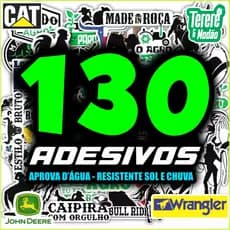130 Adesivo Agro Country Tereré Bruto Agronomia Rústico Pecuária Roça Vinil À Prova D’Água