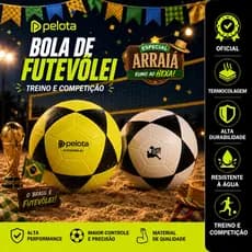 Bola Futevôlei/Futemesa/Altinha Profissional Amarela OU Branca OFICIAL - Pelota