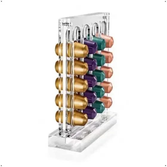 Suporte Capsulas Nespresso Acrilico 48un