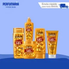 Kit DaBelle Milagres De Mel Com Máscara 400G ou Creme de Pentear (4 itens)