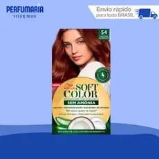 COLORAÇÃO SOFT COLOR 0054 CASTANHO ACOBREADO.