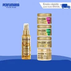Kit Óleo Milagroso + Máscaras Capilar Pantene - Nutrilão, Hidratação e Reconstrução.