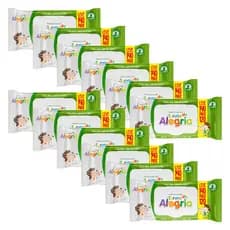Kit Lenços Umedecidos Turma da Alegria Leve 140 Pague 120 Unidades