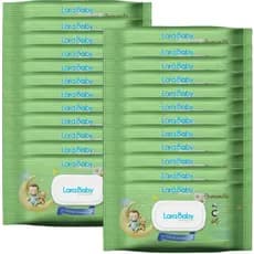 Kit C/24 Toalha Umedecida Lara Baby Premium Camomila 120 Unidades Total 2880