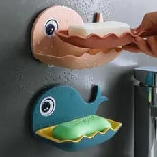 Saboneteira Banheiro Porta Sabonete Baleia Plastico Abs