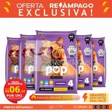 20 a 4kg areia sanitaria com cheiro lavanda premium higienica natural ecologica absorvente para gato