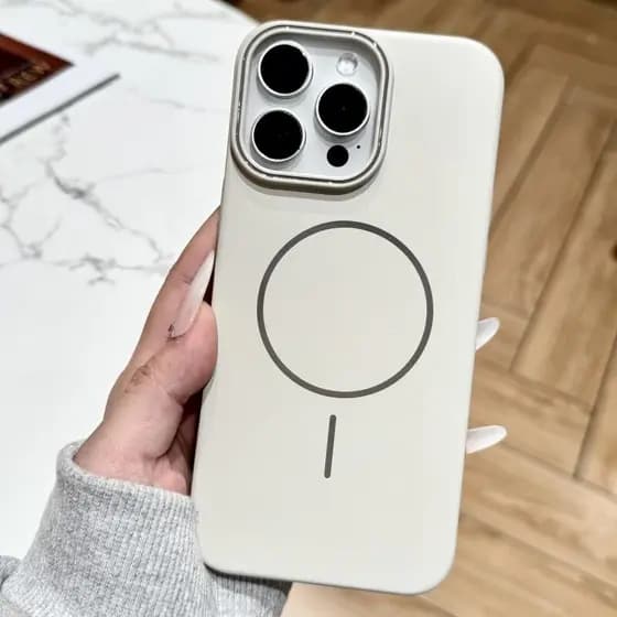 Ultra Fino Fosco Magnético Para Magsafe Carga Sem Fio Caso À Prova De Choque iPhone 16 15 14 13 12 11 Pro Max