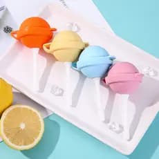 Molde de Hóquei Silicone | Picolé e Sorvete Infantil Sem BPA| Para Suco, Gelatina, Caseiro