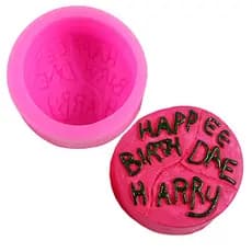 Molde de silicone para decoração de bolos, confeitaria, pasta americana, chocolate e velas