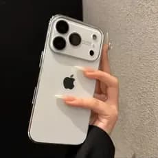 Capa Luxuosa Anti-Queda De Vidro Fosco AG Para iPhone Air 17 16 15 14 13 12 11 Pro Max Proteção De Lente Completa