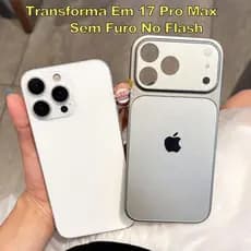 Se Transforma Em Série 17 , Sem Furo Para Flash , Capa Fosca AG Original iPhone 17 16 15 14 13 12 11 Pro Max