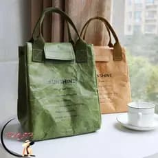 Maria Lunch Bag Isolamento Portátil À Prova D'água Papel Dupont