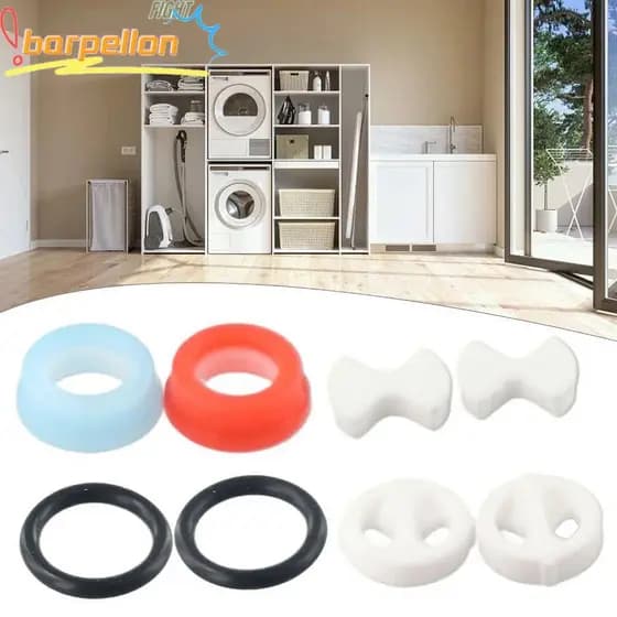 BARPELLON 8 Pçs/Set Arruela De Silicone De Disco Cerâmico , Conjunto De Volta De Torneira De Válvula De Substituição De