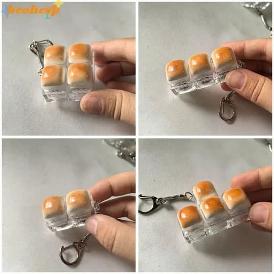 Chaveiro BEOHESP Fidget , Teclas De Teclado DIY Botão Tampa De Dedo , De Alívio De Estresse