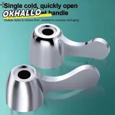 Alça De Torneira OKHALLO , Universal Para Bacia De Prato Com Bico Pequeno , Válvula Triangular De Abertura Rápida