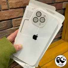 Capa Acrílica Aurora CD Padrão Premium AG De Alta Qualidade Para iPhone 16 15 14 13 12 11 Pro Max Borda De Silicone Maci