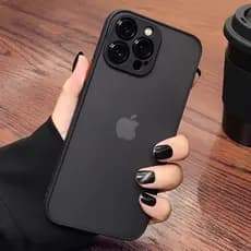 Armadura À Prova De Choque Caso Fosco Para iPhone 11 12 13 14 15 16 Pro Max Plus Luxo Silicone Pára-Choques Claro Acríli