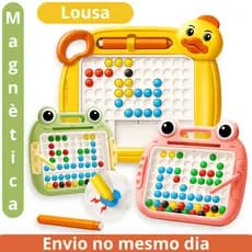 Lousa Prancheta Magnética Patinho Sapinho Educativo Brinquedo Infantil Interativo Quadro Magnético