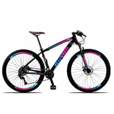 Bicicleta Aro 29 Ravok Quadro Alumínio 24 Velocidades Freio a Disco Hidraulico K7
