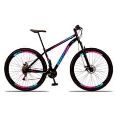 Bicicleta Aro 29 Ravok 21 Velocidades Aço Freios a Disco com Suspensão MountainBike MTB