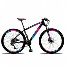 Bicicleta Aro 29 Ravok Alumínio 27 Velocidades Freio a Disco com Suspensão MTB