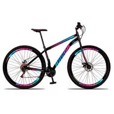 Bicicleta Aro 29 Ravok 21 Velocidades Aço Cambio Traseiro Shimano Freios a Disco MTB