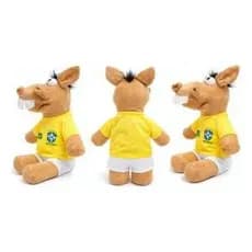 Pelúcia cavalinho de time fantastico Brasil Camisa 10 Copa Torcedor 2026 40cm