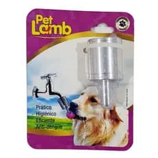 Pet Lamb Bebedouro de Torneira Automático em Alumínio Cães e Gatos
