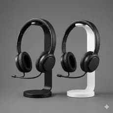 Suporte de Mesa para Fone Headset Controle Gamer streamers Universal Elegante Minimalista