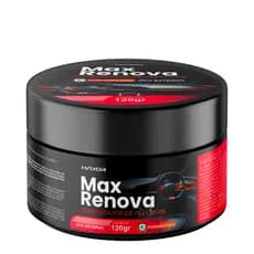 Revitalizador De Plasticos Automotivo Cera De Carnauba Max Renova 120g