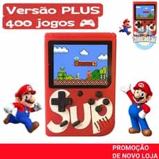Joguinho Mini Sup Game Retro 400 jogos Nintendo Vídeo Portátil Playstation infantil Presente